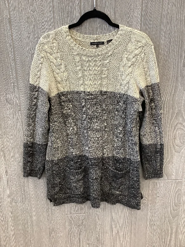 Sweater By Jeanne Pierre In Brown, Size: L