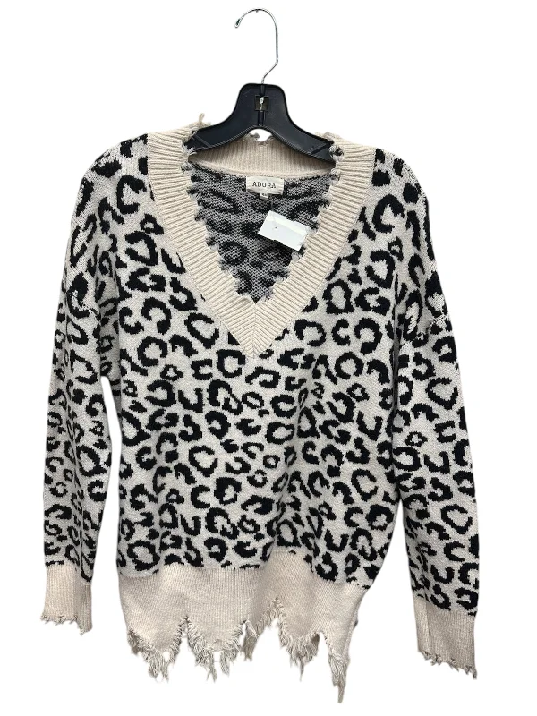 Sweater By Clothes Mentor In Animal Print, Size: S