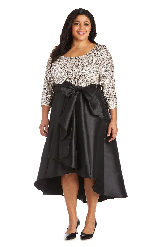 R&M Richards 7411W Plus Size High Low Dress Sale