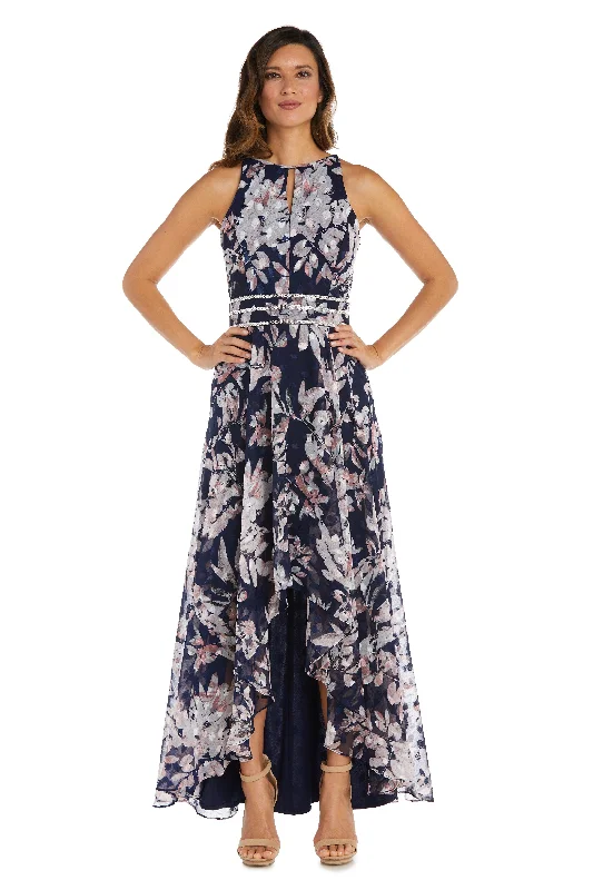 R&M Richards 9402P High Low Floral Petite Dress Sale