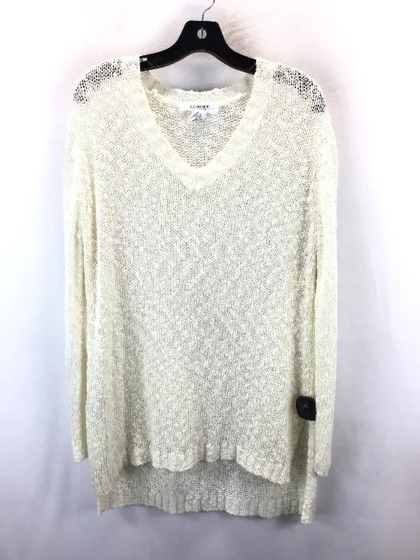 Sweater By Workshop In Cream, Size: M