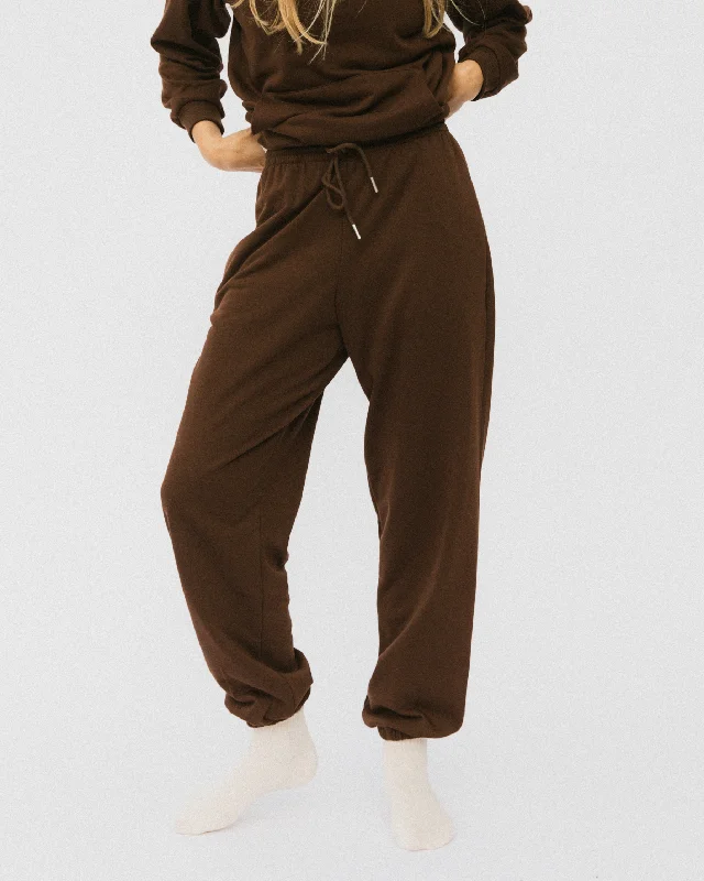 Essential Tracksuit Pants | Brown