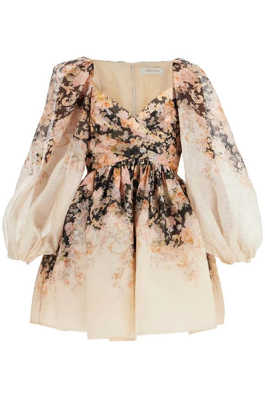 Zimmermann Women's Floral Mini Dress Illustr