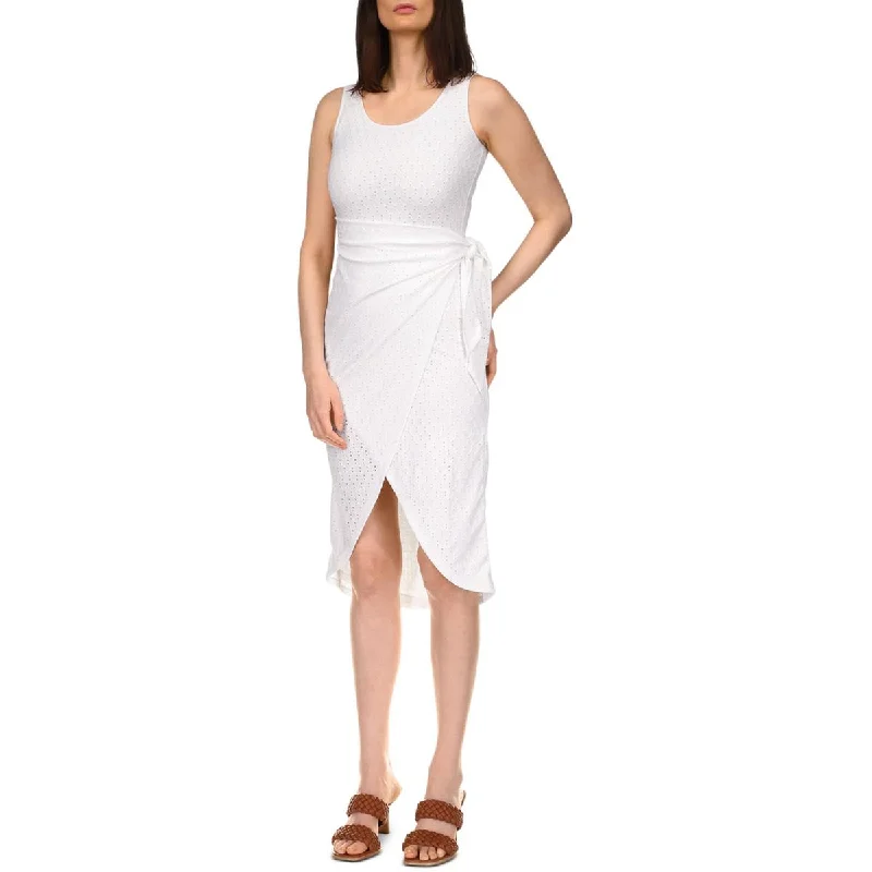 Womens Faux Wrap Maxi Cocktail and Party Dress