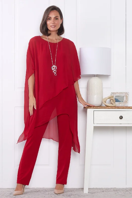 Tilly Jumpsuit - Red