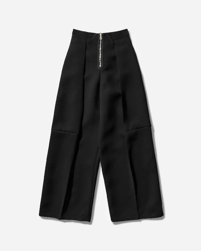 Women's Crepe Pants Black