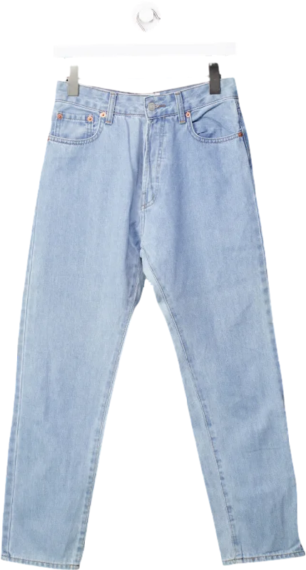 Casasola Blue High Waist Mom Jeans UK 8