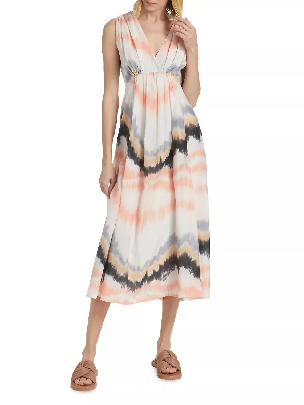 Carranza Maren Midi Dress In Pastel Hue