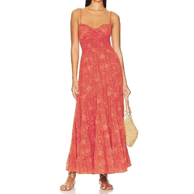 Sundrenched Printed Maxi Dress