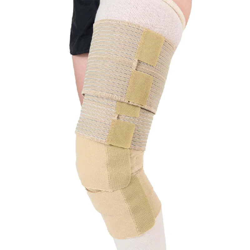 JOBST FarrowWrap Classic Compression Wraps, 30-40 mmHg, Thighpiece/ Kneepiece Combo, Tan