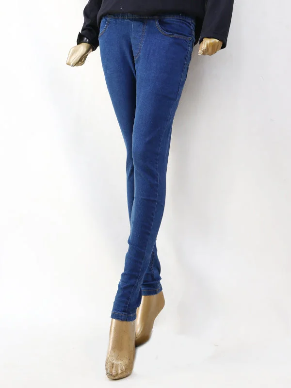 LJ07 Stretchable Denim Jeans For Womens Blue