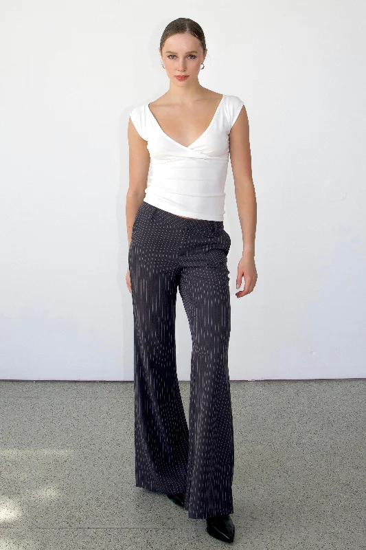 SCG MADE | Lucy Low-rise Striped Trousers