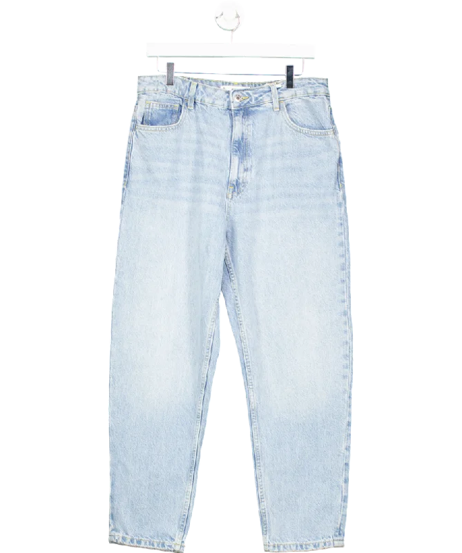 MANGO Blue Mom2000 High-rise Jeans UK 14