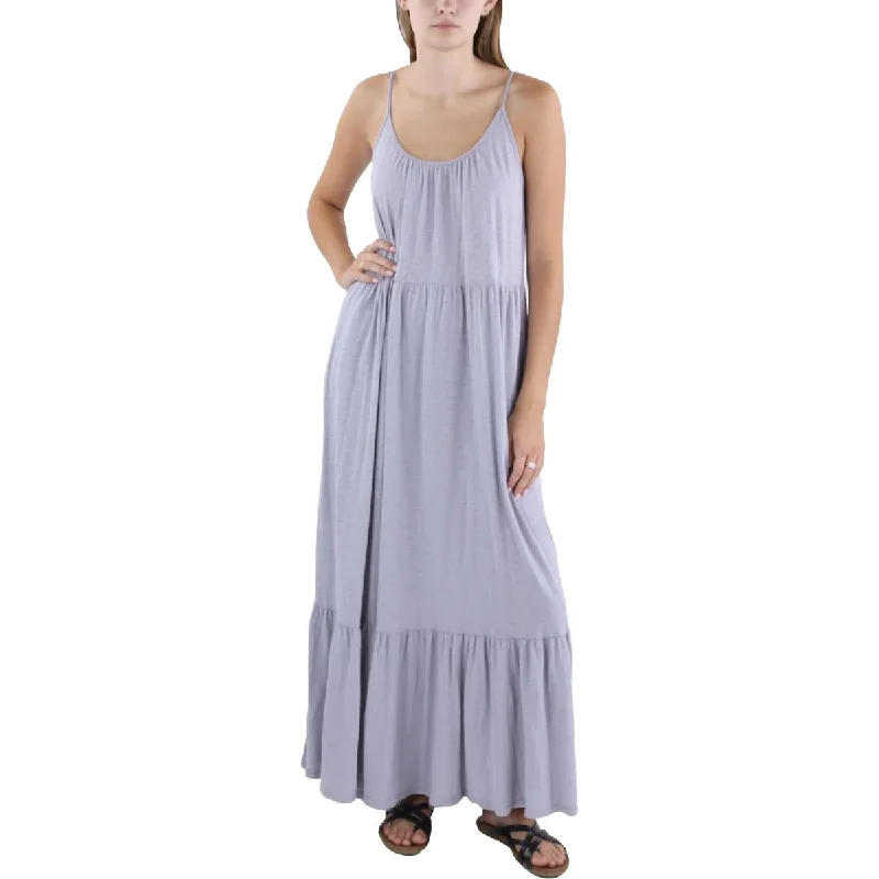 Womens Tiered Long Maxi Dress