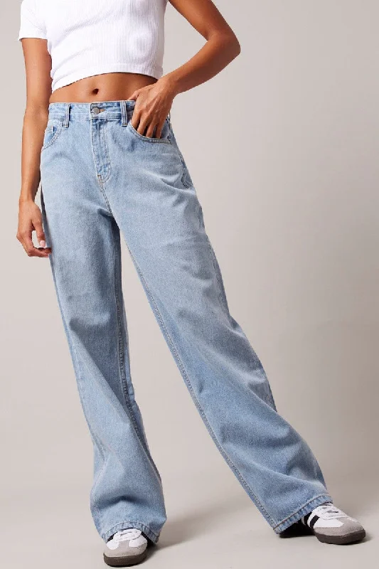 Denim Straight Jean High Rise