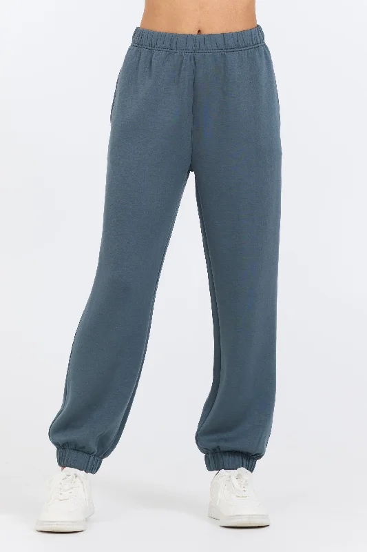 Mountain Grey Cloud Fleece Jogger