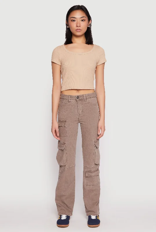 VIP Straight Leg Cargo Pocket Jeans