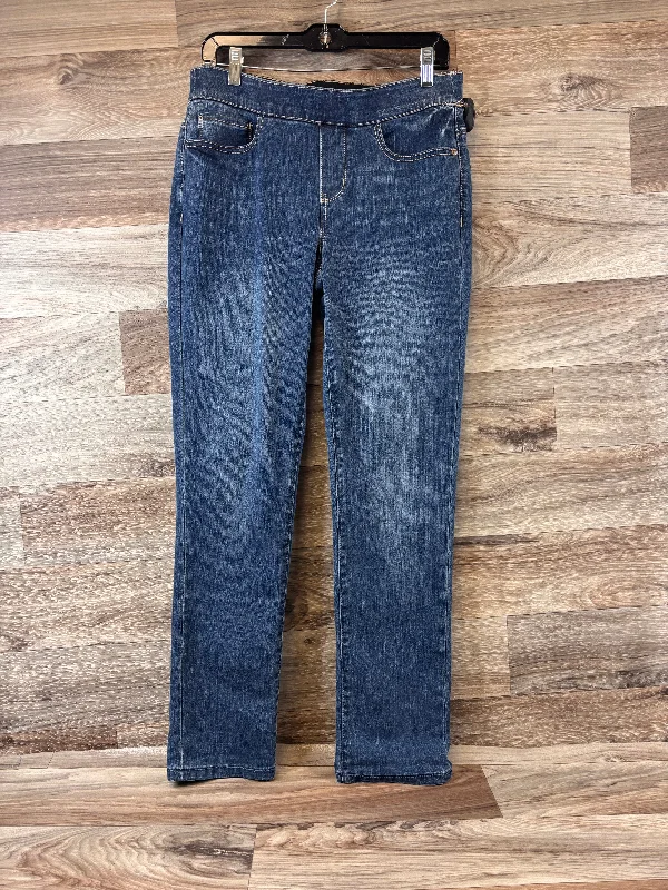 Jeans Straight By Croft And Barrow In Blue Denim, Size: 6