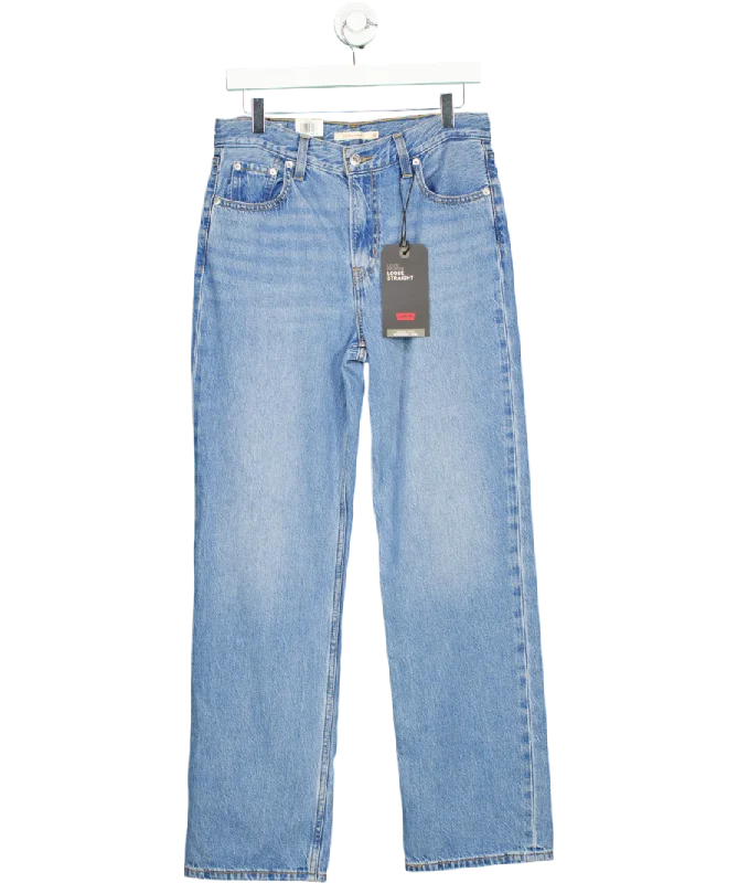 levis Blue Loose Straight Jeans W26