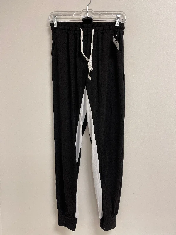 Pants Lounge By Clothes Mentor In Black & White, Size: M